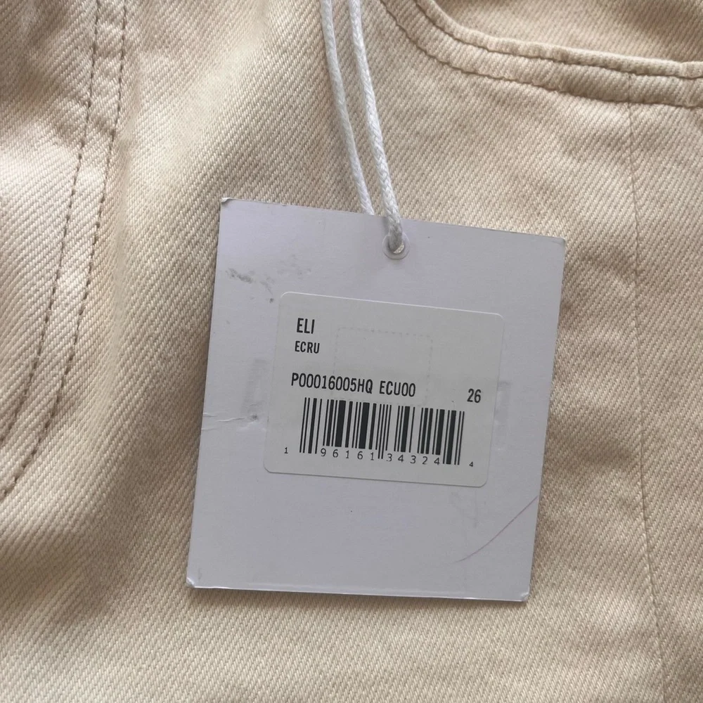 NWT Pistola Eli High Rise Arched Leg in Ecru - Picture 10 of 10